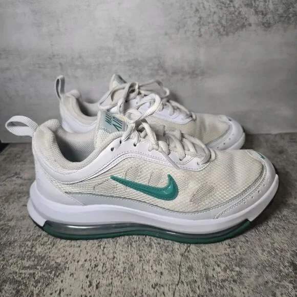 Women's Nike Air Max AP 'White Neptune Green' Sneakers (CU4870-105) Size 7.5 - Picture 1 of 5